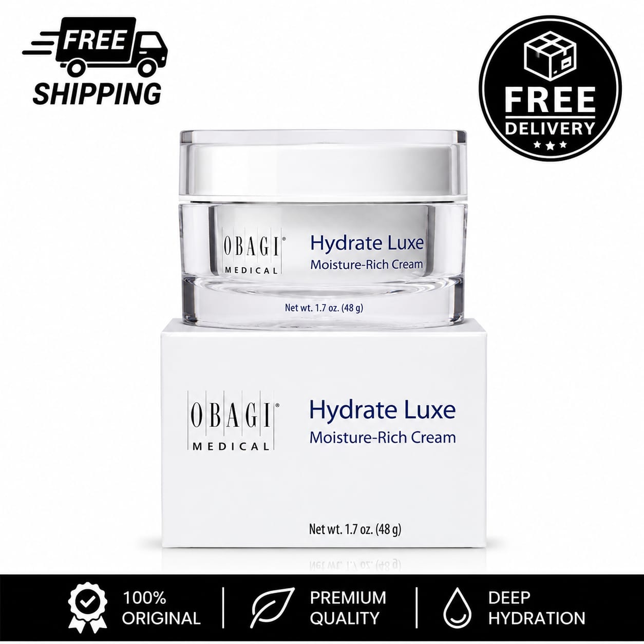 Obagi Medical Hydrate Luxe Moisture-Rich Cream 1.7 oz (48g)