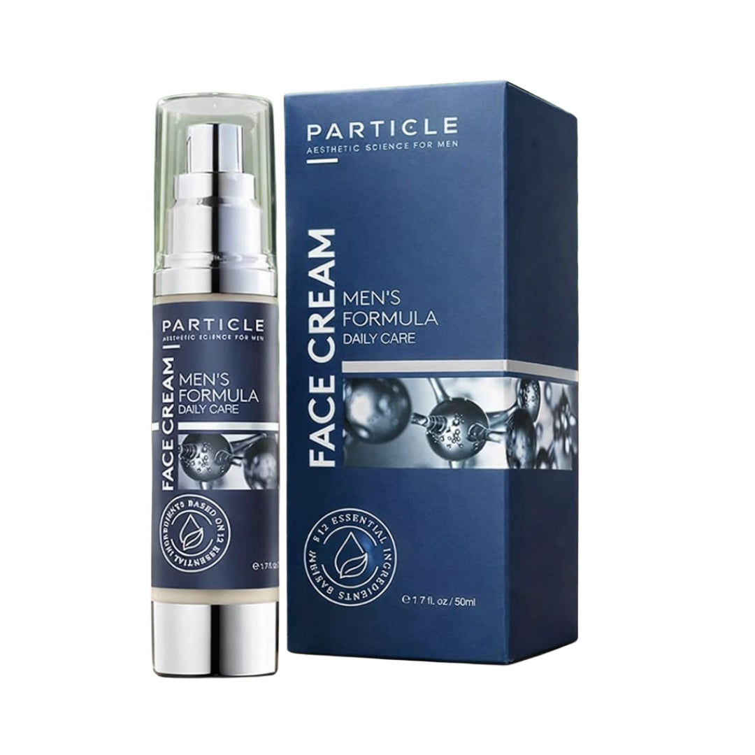 Particle Men’s Face Cream Daily Care Moisturizer 50ml / 1.7oz – Anti-Aging Hydrating Skincare for Men – New