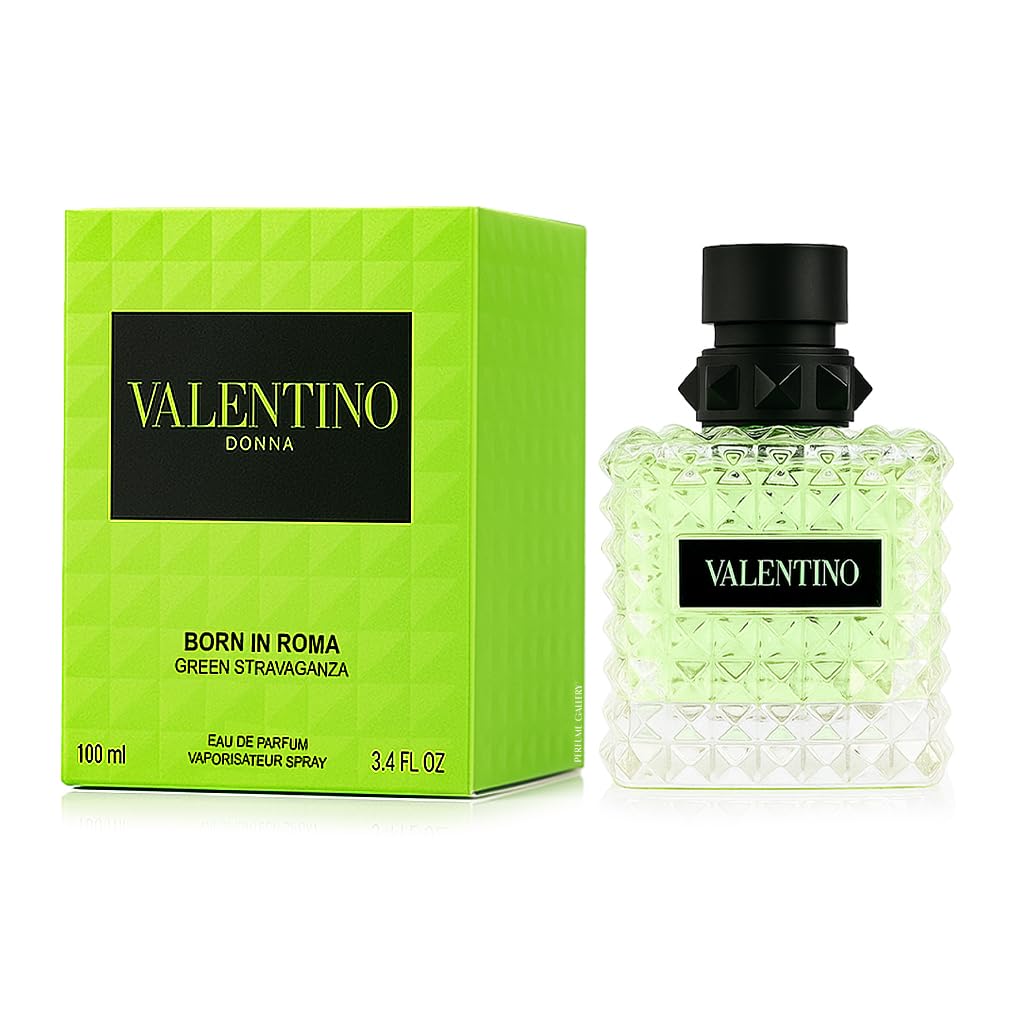 Valentino Donna Born In Roma Green Stravaganza 3.4 oz / 100 ml EDP Spray – Floral Women’s Fragrance