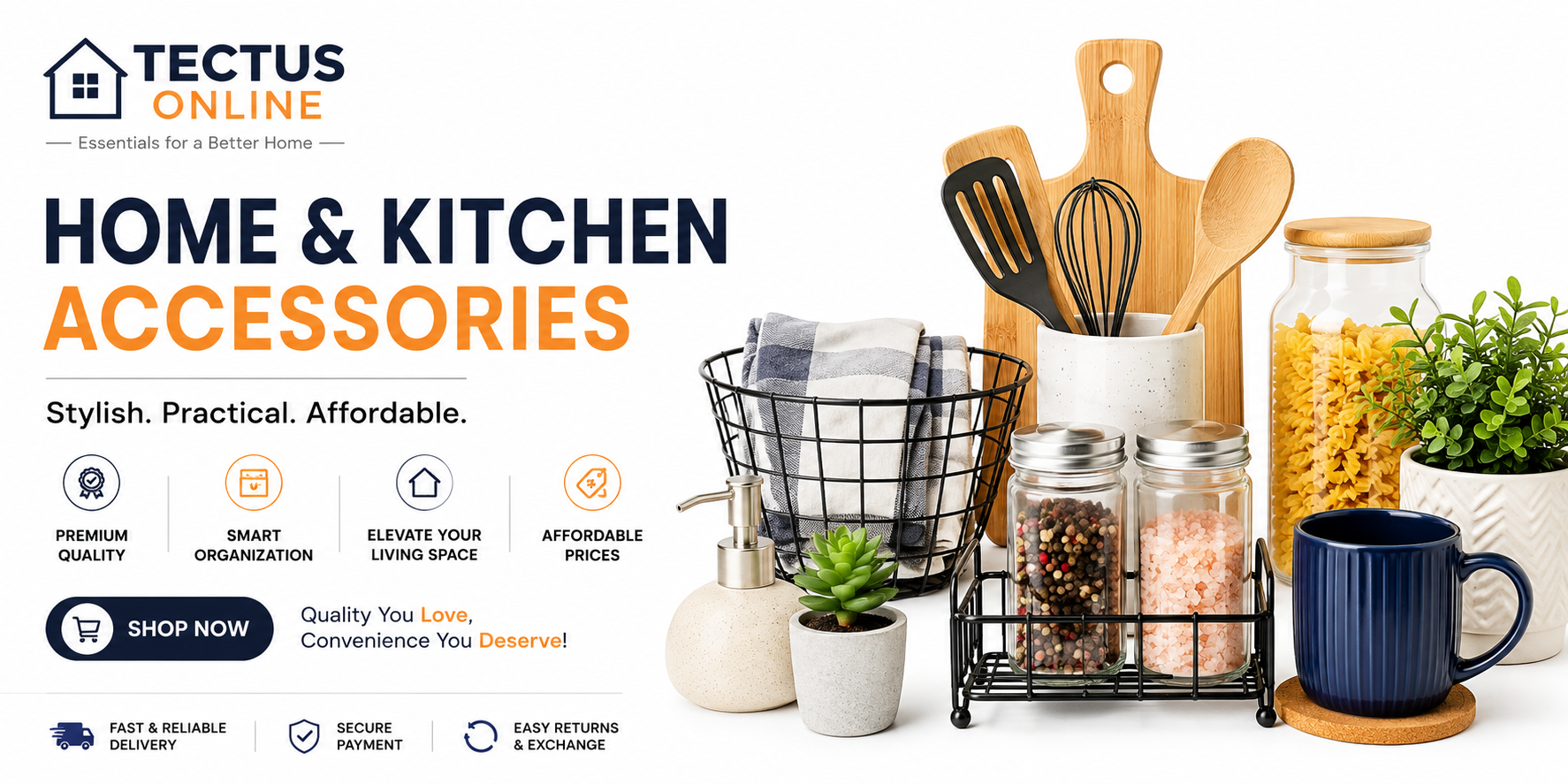 Guide to Buying Home &amp; Kitchen Accessories Online – Shopping&nbsp; Tactus Online