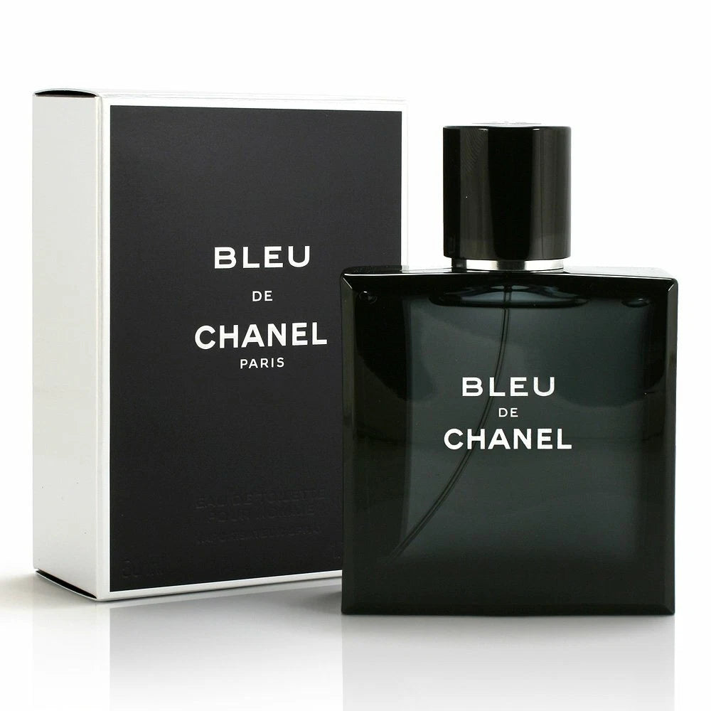 BLEU de CHANEL Eau de Toilette for Men 3.4 oz / 100ml Spray – New in Sealed Box